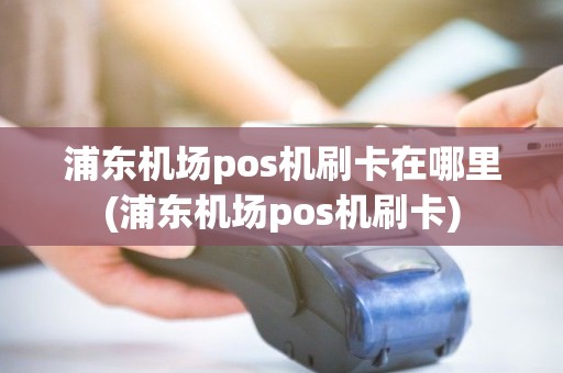 浦东机场pos机刷卡在哪里(浦东机场pos机刷卡)