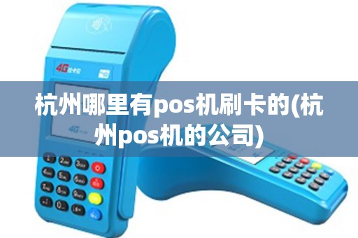杭州哪里有pos机刷卡的(杭州pos机的公司)