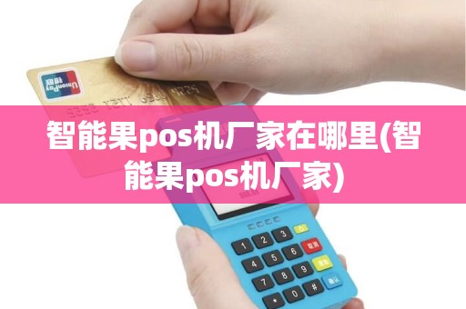 智能果pos机厂家在哪里(智能果pos机厂家)