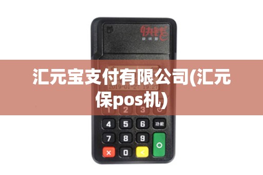 汇元宝支付有限公司(汇元保pos机)