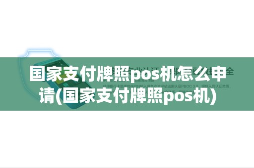 国家支付牌照pos机怎么申请(国家支付牌照pos机)