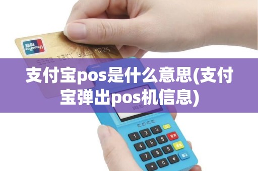 支付宝pos是什么意思(支付宝弹出pos机信息)