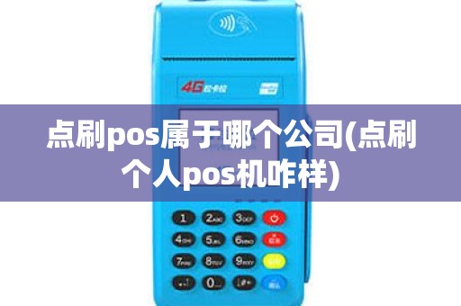 点刷pos属于哪个公司(点刷个人pos机咋样)