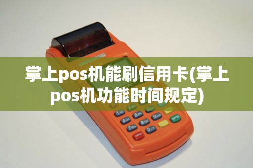 掌上pos机能刷信用卡(掌上pos机功能时间规定) 掌上pos机能刷信用卡(掌上pos机功能时间规定)