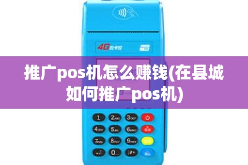 推广pos机怎么赚钱(在县城如何推广pos机)