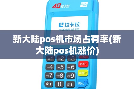 新大陆pos机市场占有率(新大陆pos机涨价)