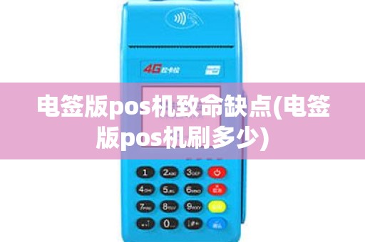 电签版pos机致命缺点(电签版pos机刷多少)