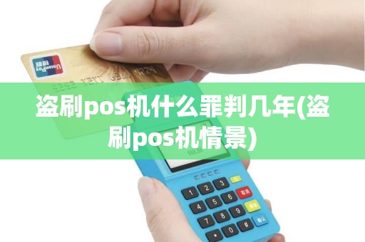盗刷pos机什么罪判几年(盗刷pos机情景)