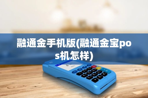 融通金手机版(融通金宝pos机怎样)