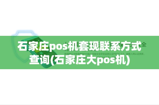 石家庄pos机套现联系方式查询(石家庄大pos机)