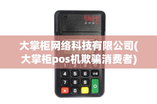 大掌柜网络科技有限公司(大掌柜pos机欺骗消费者)