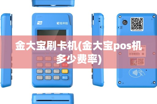 金大宝刷卡机(金大宝pos机多少费率)