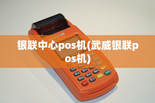 银联中心pos机(武威银联pos机)