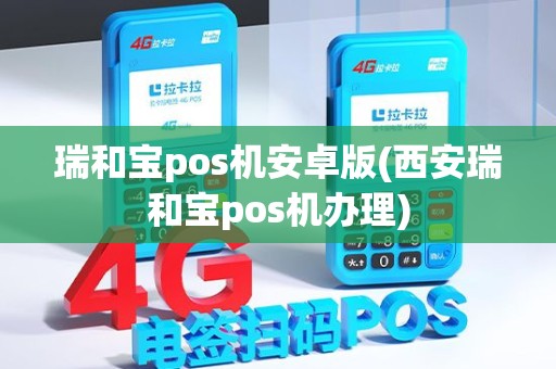 瑞和宝pos机安卓版(西安瑞和宝pos机办理)