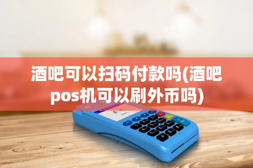 酒吧可以扫码付款吗(酒吧pos机可以刷外币吗)