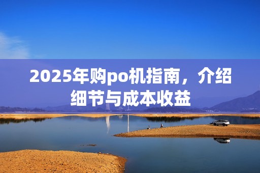 2025年购po机指南，介绍细节与成本收益