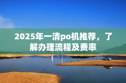 2025年一清po机推荐，了解办理流程及费率
