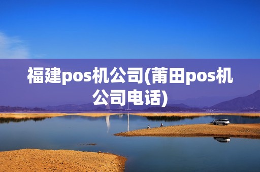 福建pos机公司(莆田pos机公司电话)