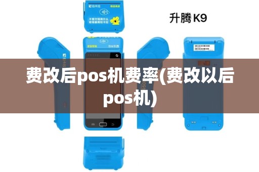 费改后pos机费率(费改以后pos机)