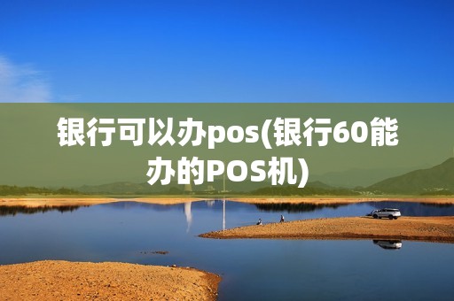 银行可以办pos(银行60能办的POS机)
