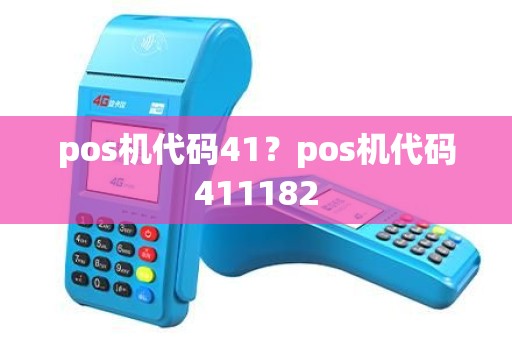 pos机代码41？pos机代码411182