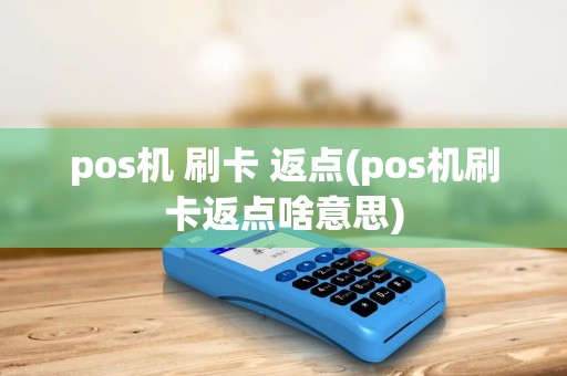 pos机 刷卡 返点(pos机刷卡返点啥意思)
