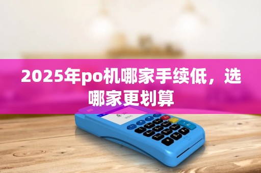2025年po机哪家手续低，选哪家更划算