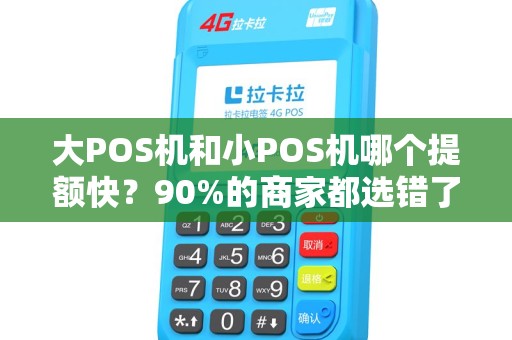 大POS机和小POS机哪个提额快？90%的商家都选错了！