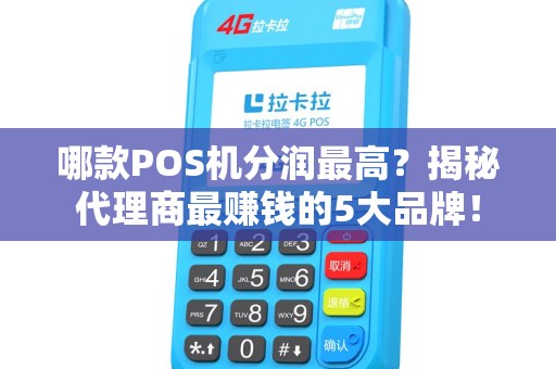 哪款POS机分润最高？揭秘代理商最赚钱的5大品牌！