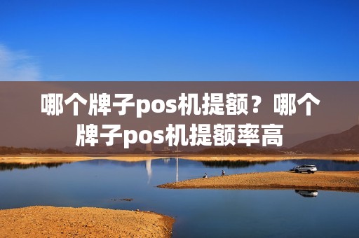 哪个牌子pos机提额？哪个牌子pos机提额率高