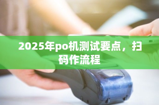 2025年po机测试要点，扫码作流程