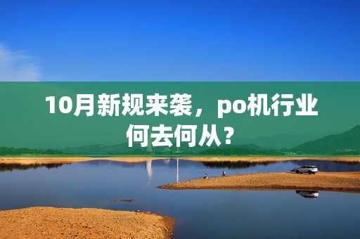 10月新规来袭，po机行业何去何从？