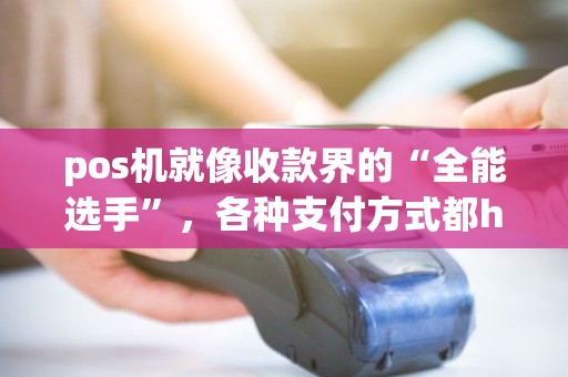 pos机就像收款界的“全能选手”，各种支付方式都hold住？