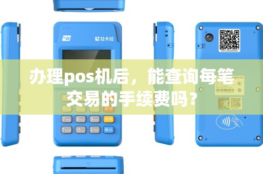 办理pos机后，能查询每笔交易的手续费吗？
