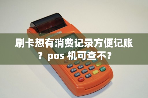 刷卡想有消费记录方便记账?pos 机可查不? 刷卡想有消费记录方便记账?pos 机可查不?