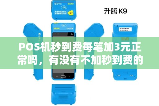 POS机秒到费每笔加3元正常吗,有没有不加秒到费的产品? POS机秒到费每笔加3元正常吗,有没有不加秒到费的产品?