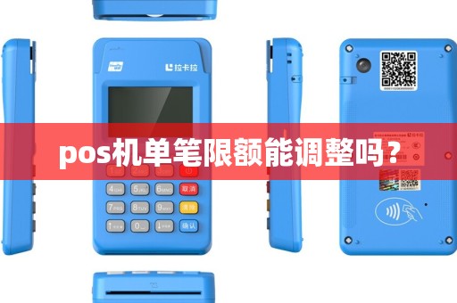 pos机单笔限额能调整吗? pos机单笔限额能调整吗?
