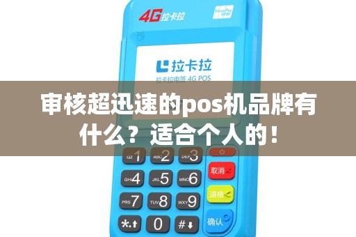 审核超迅速的pos机品牌有什么？适合个人的！