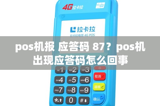 pos机报 应答码 87？pos机出现应答码怎么回事