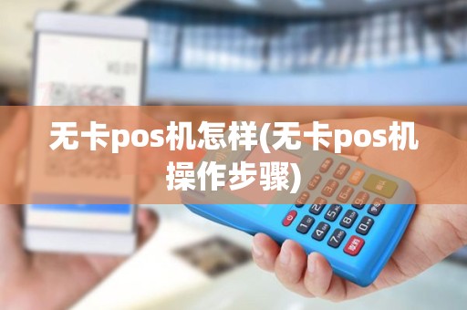 无卡pos机怎样(无卡pos机操作步骤)