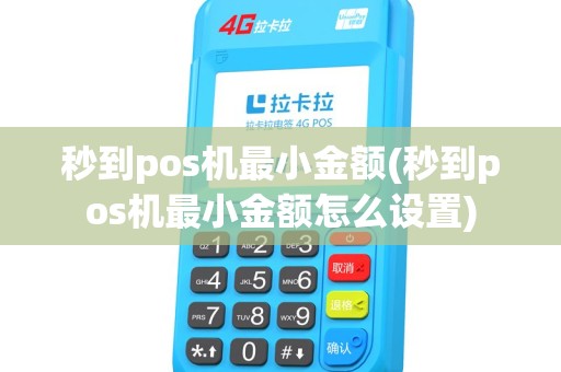 秒到pos机最小金额(秒到pos机最小金额怎么设置)