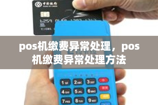 pos机缴费异常处理，pos机缴费异常处理方法