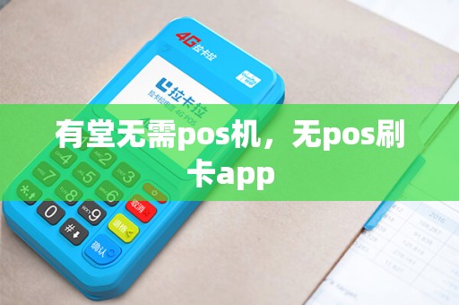 有堂无需pos机，无pos刷卡app