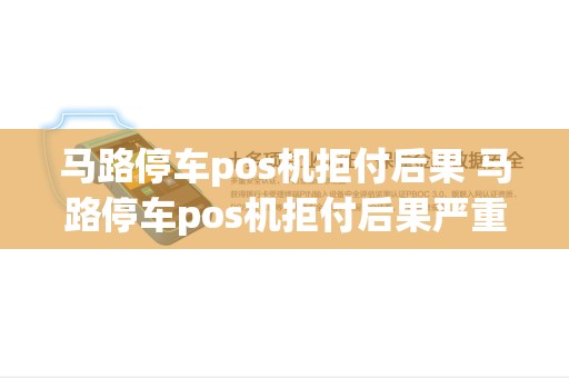 马路停车pos机拒付后果 马路停车pos机拒付后果严重吗