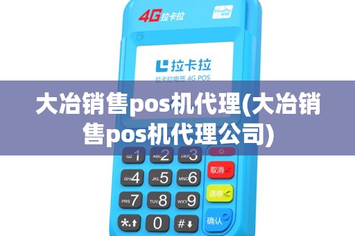大冶销售pos机代理(大冶销售pos机代理公司)