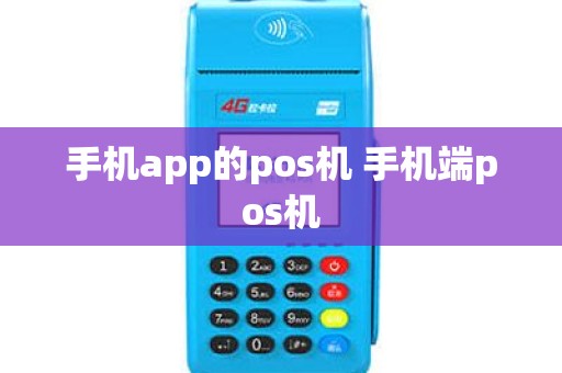 手机app的pos机 手机端pos机