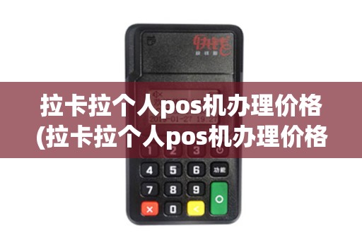 拉卡拉个人pos机办理价格(拉卡拉个人pos机办理价格是多少)