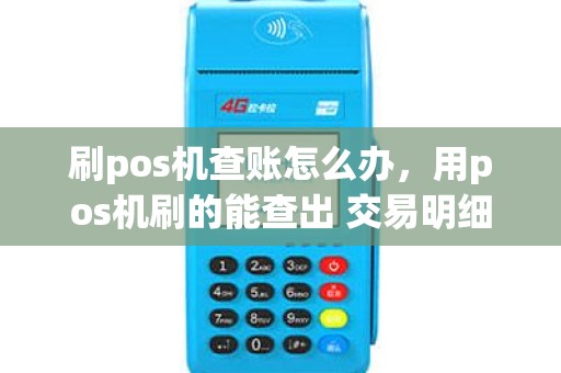 刷pos机查账怎么办，用pos机刷的能查出 交易明细吗