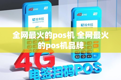 全网最火的pos机 全网最火的pos机品牌
