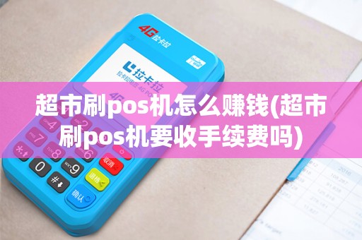 超市刷pos机怎么赚钱(超市刷pos机要收手续费吗)